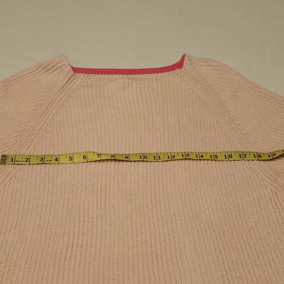 Lou & Grey Pink Ribbed Oversided Sweater - Picture 9 of 15